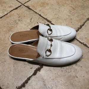 Gucci Princetown slides/mules - white - size 36.5